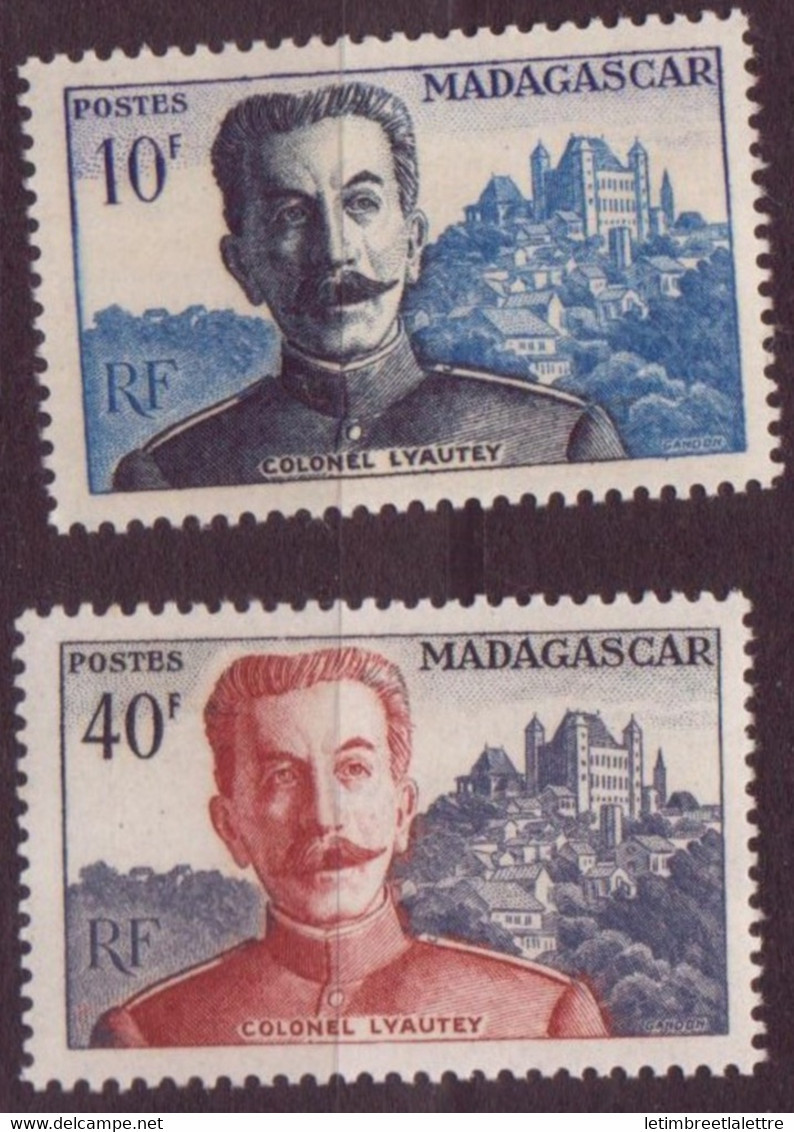 Madagascar - YT N° 325 Et 326 ** - Neuf Sans Charnière - 1954 - Nuovi