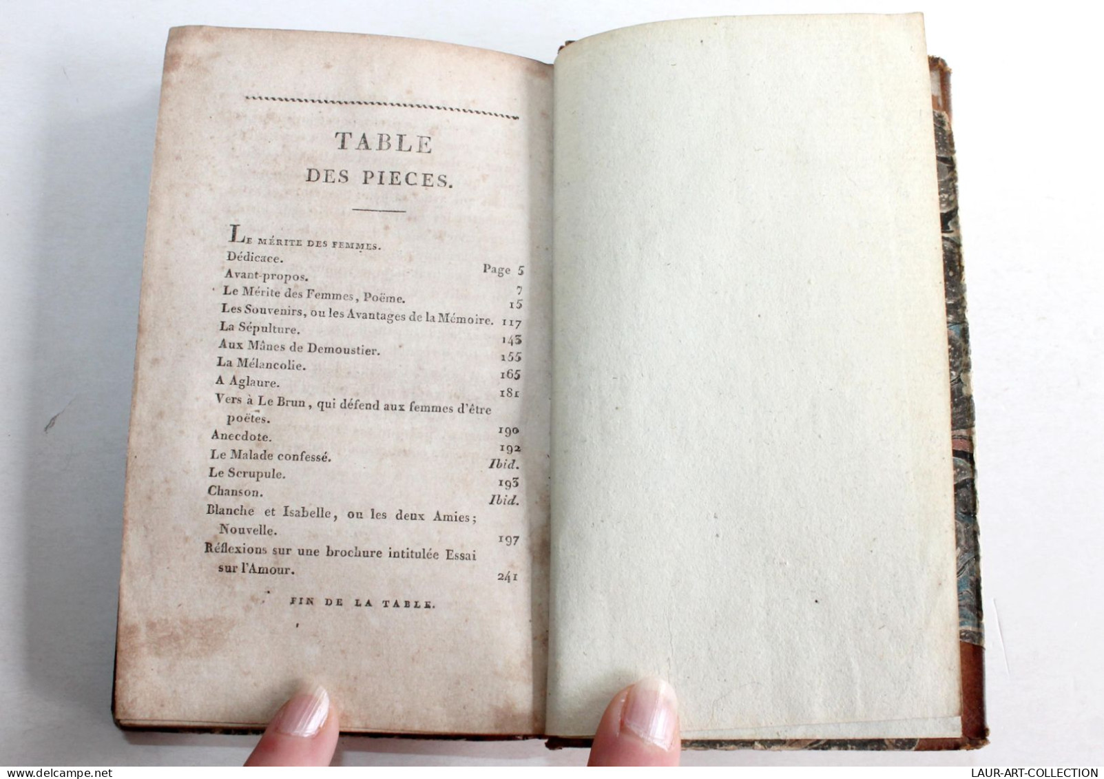 LE MERITE DES FEMMES ET AUTRES POESIES Par G. LEGOUVE, 10e EDITION 1809 RENOUARD / ANCIEN LIVRE XIXe SIECLE (1803.83) - Französische Autoren