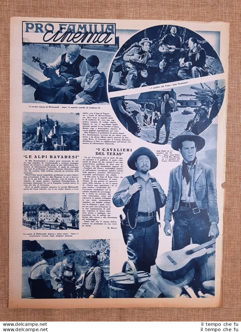 Film Le Api Bavaresi E I Cavalieri Del Texas Illustrazione Di Cinema Del 1937 - Other & Unclassified