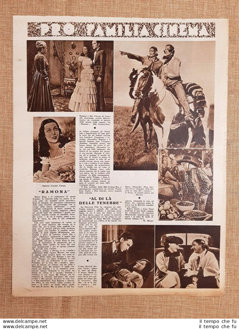 Film Ramona E Al Di Là Delle Tenebre Illustrazione Di Cinema Del 1937 - Otros & Sin Clasificación