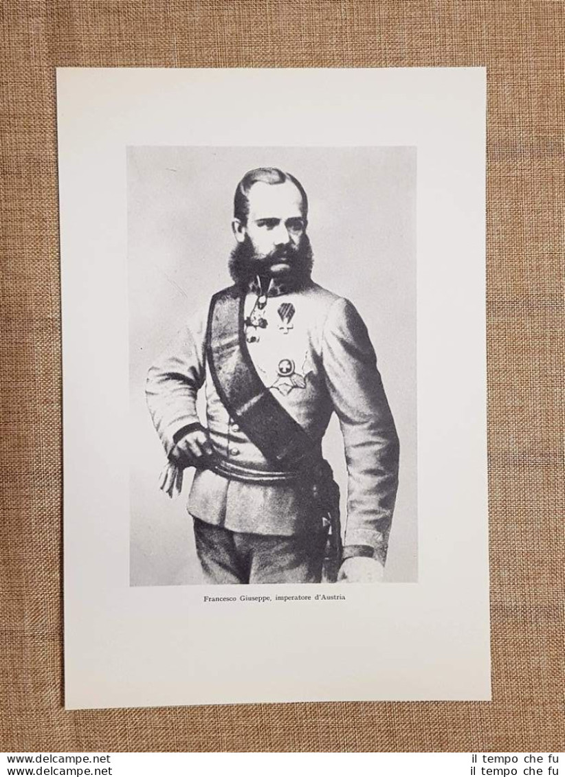 Francesco Giuseppe I D'Austria O Franz Joseph I Vienna 1830 – 1916 Sovrano - Autres & Non Classés
