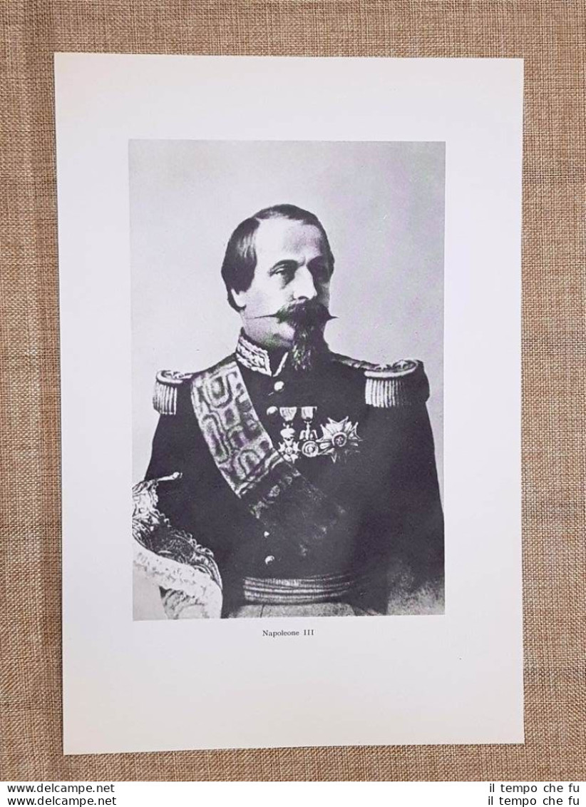 Carlo Luigi Napoleone Bonaparte O Napoleone III Parigi 1808 – Chislehurst 1873 - Autres & Non Classés