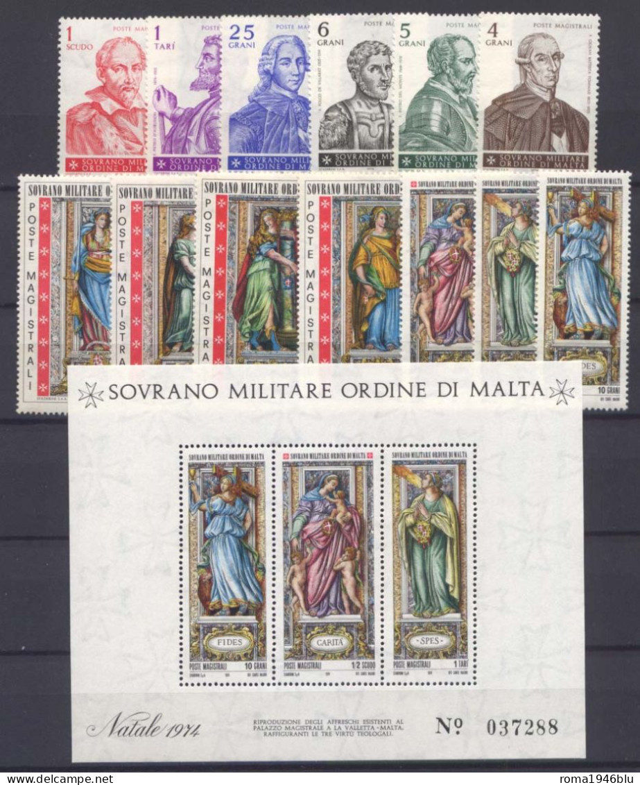 SMOM 1966/85 Collezione Completa / Complete collection MNH/** VF OFFERTA SPECIALE - SPECIAL OFFER