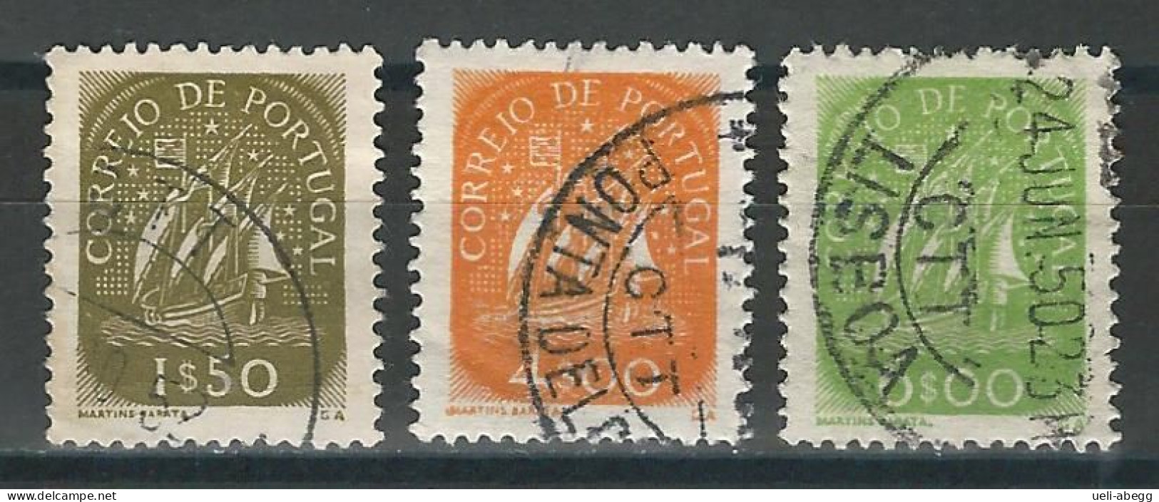 Portugal Mi 744, 746, 747 O - Used Stamps