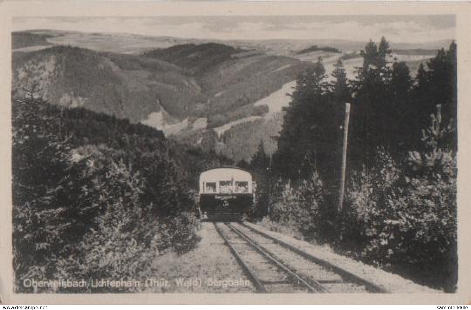 17762 - Oberweissbach Lichtenhain - Bergbahn - Ca. 1955 - Oberweissbach