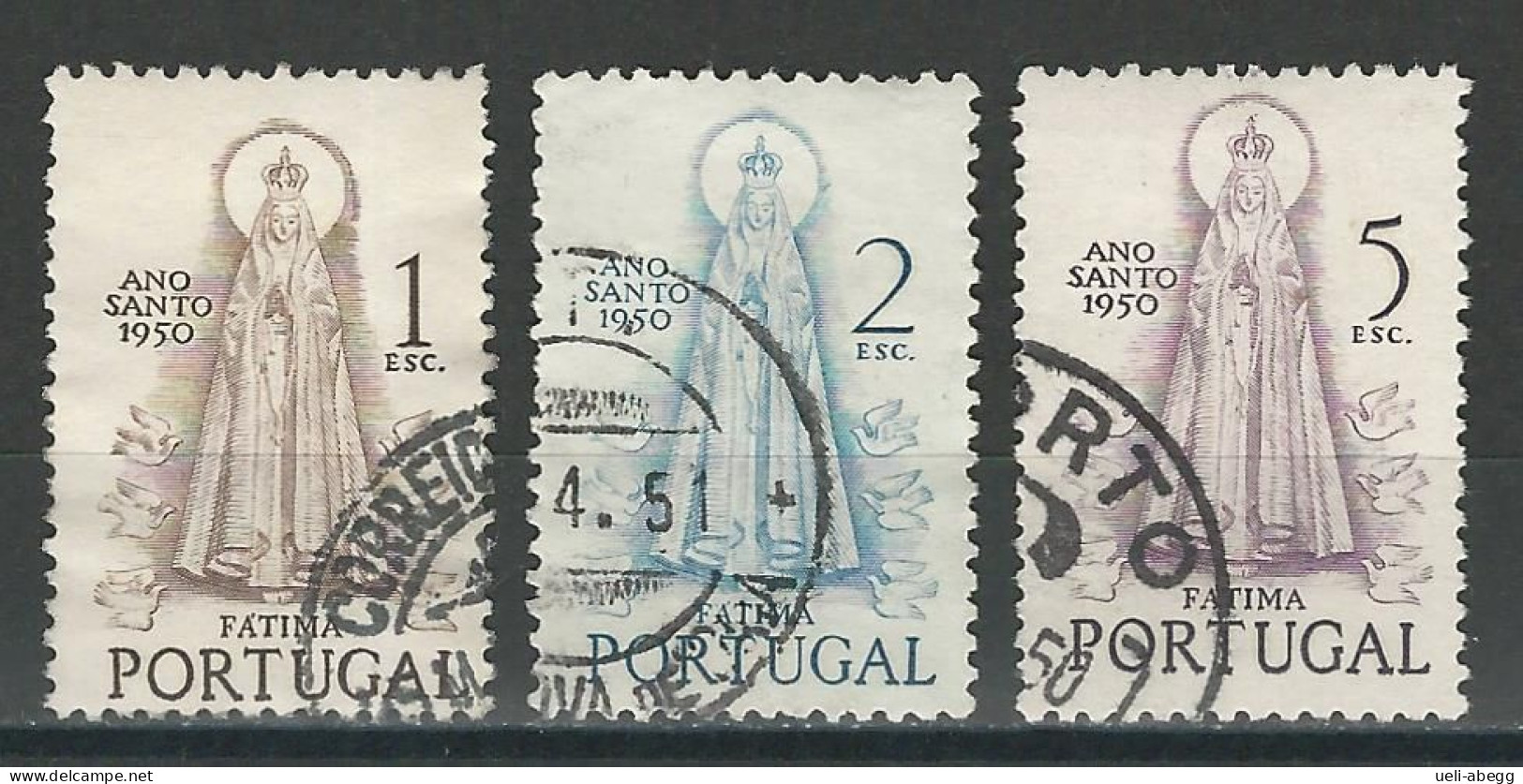 Portugal Mi 749-51 O - Usati