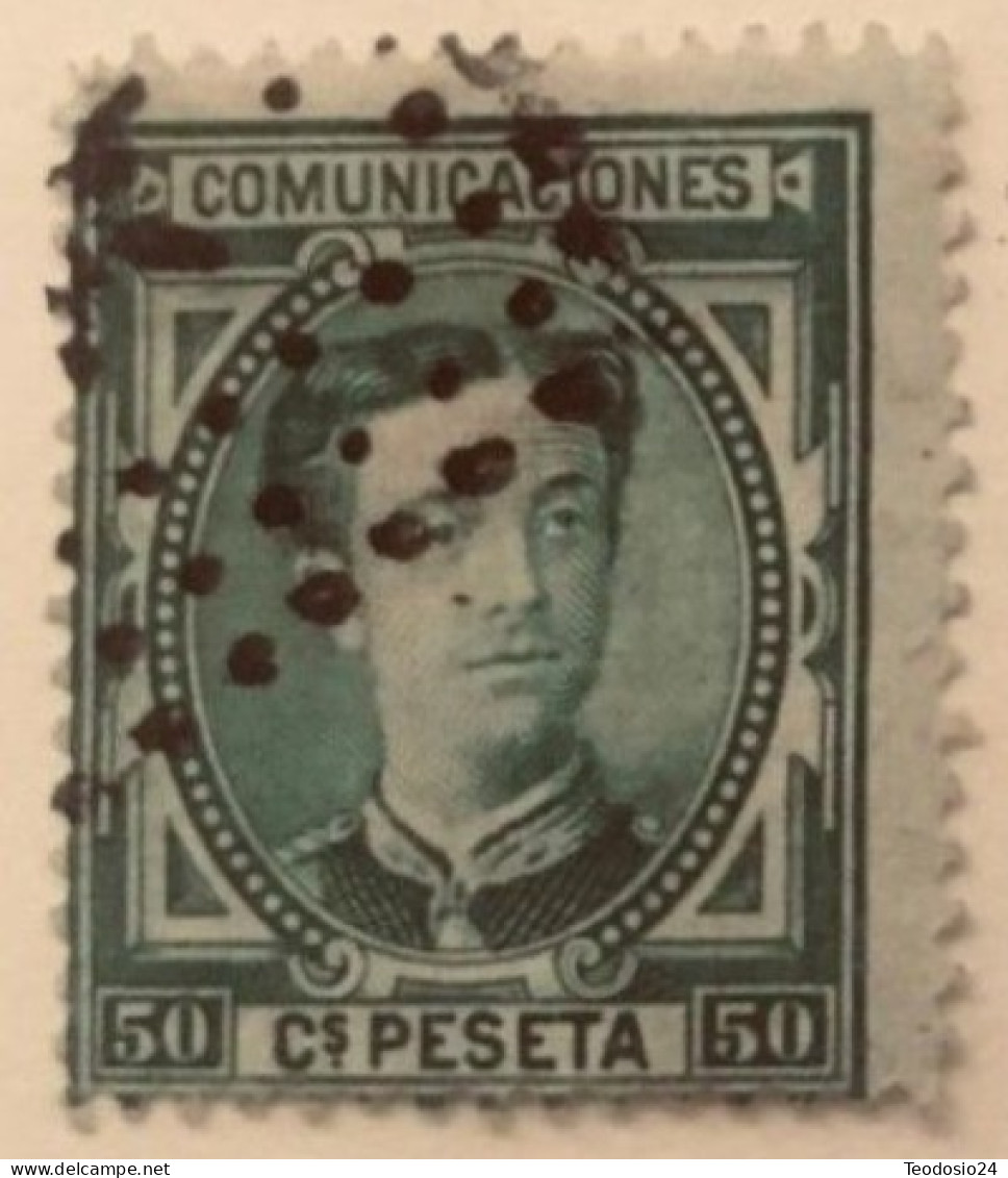 España 1876 Alfonso XII. EDIFIL 179 - Gebraucht