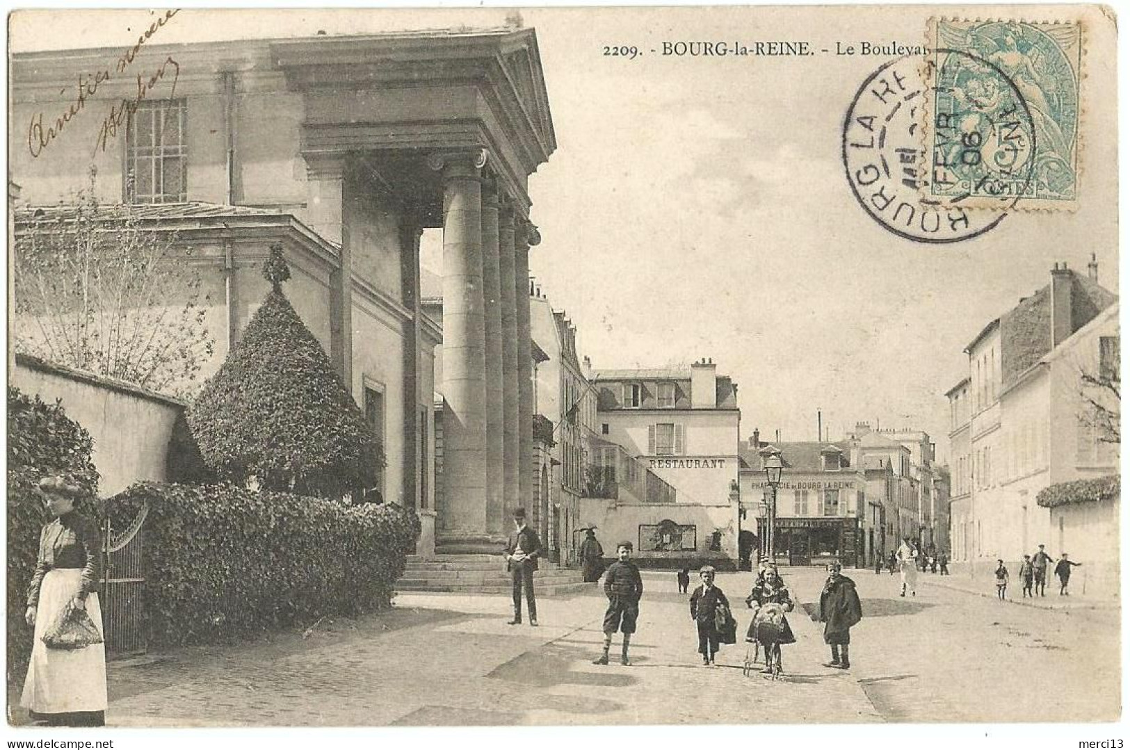 BOURG-LA-REINE (92) – Le Boulevard Carnot. N° 2209. - Bourg La Reine