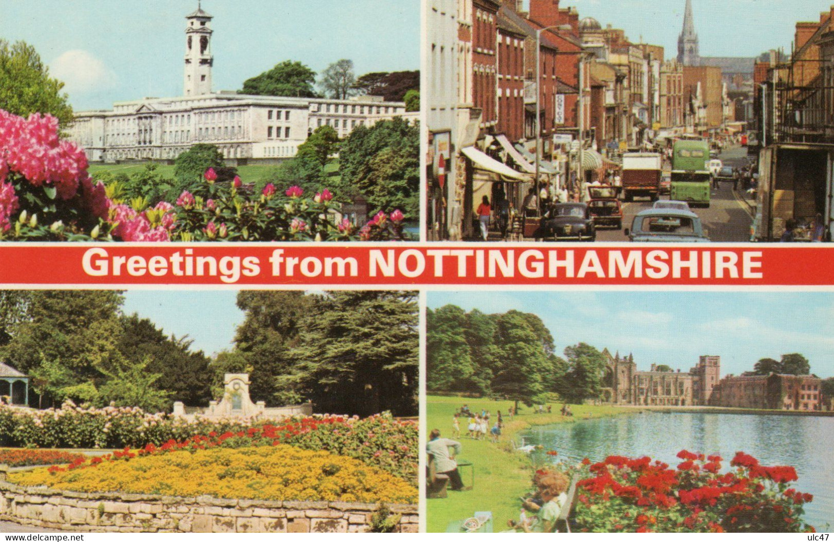 - Greetings From NOTTINGHAMSHIRE. - Scan Verso - - Altri & Non Classificati