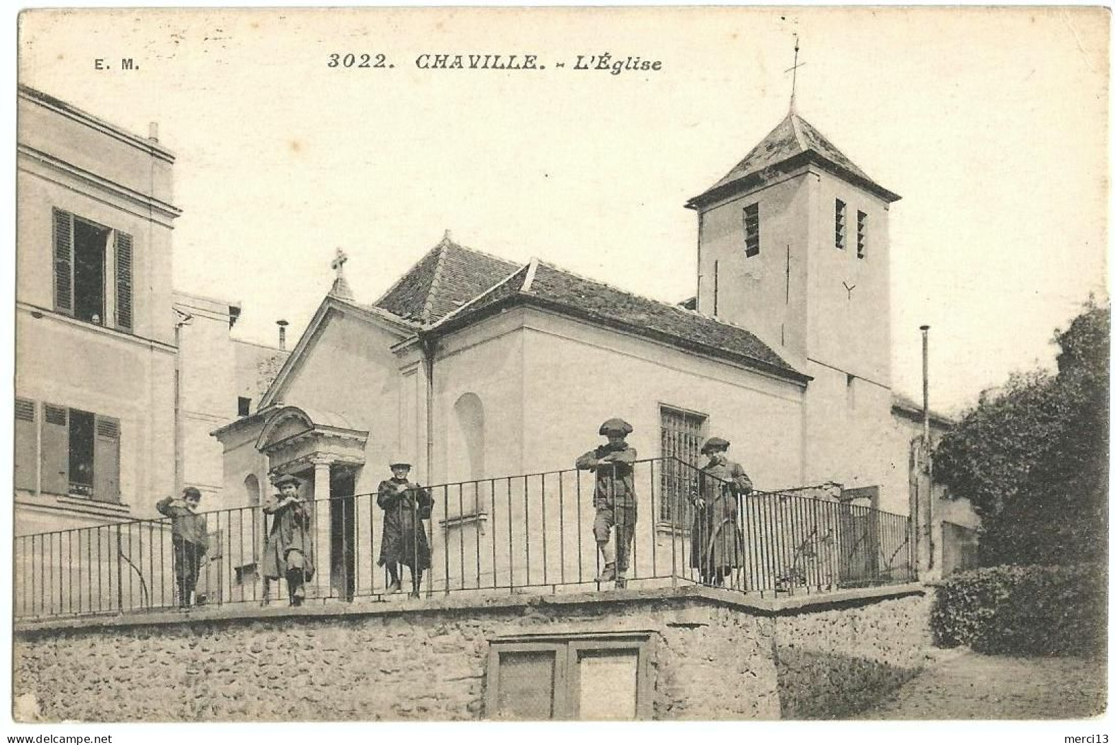 CHAVILLE (92)- L’Eglise. Editeur E. M., N° 3022. - Chaville