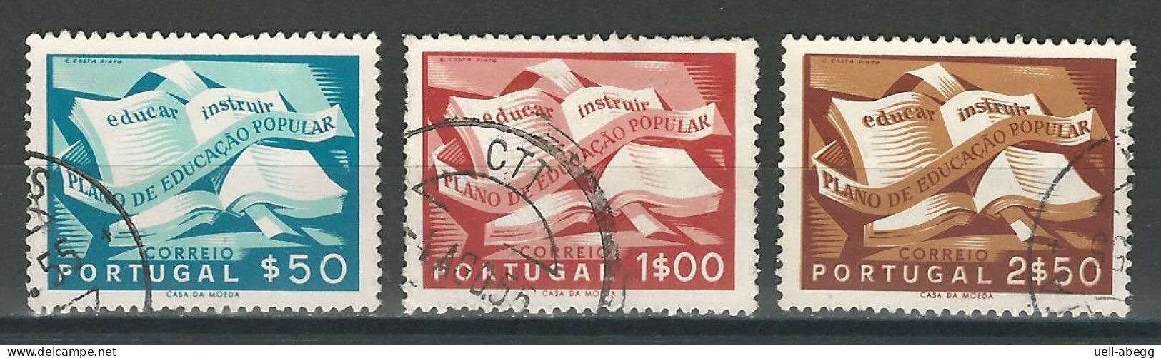 Portugal Mi 825, 826, 828 O - Used Stamps