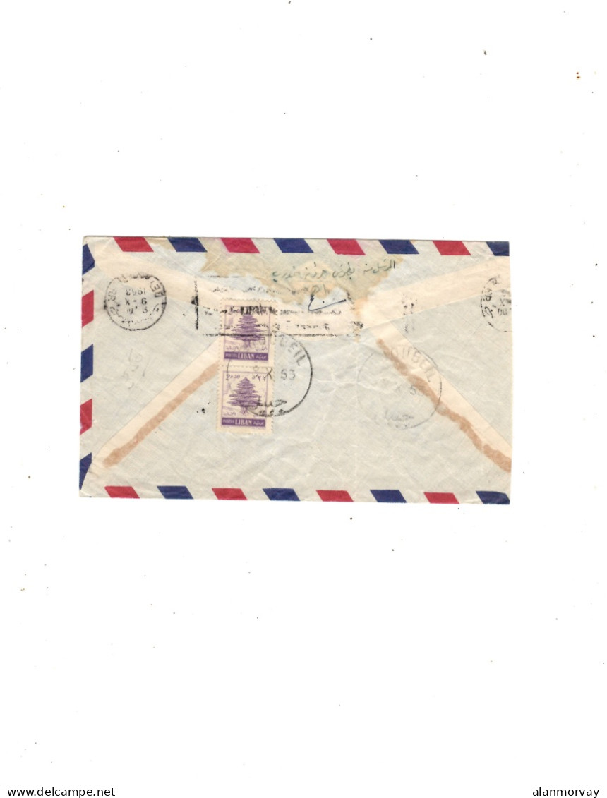 Lebanon - Group of 8 Covers Late 1940's - Early 1950's