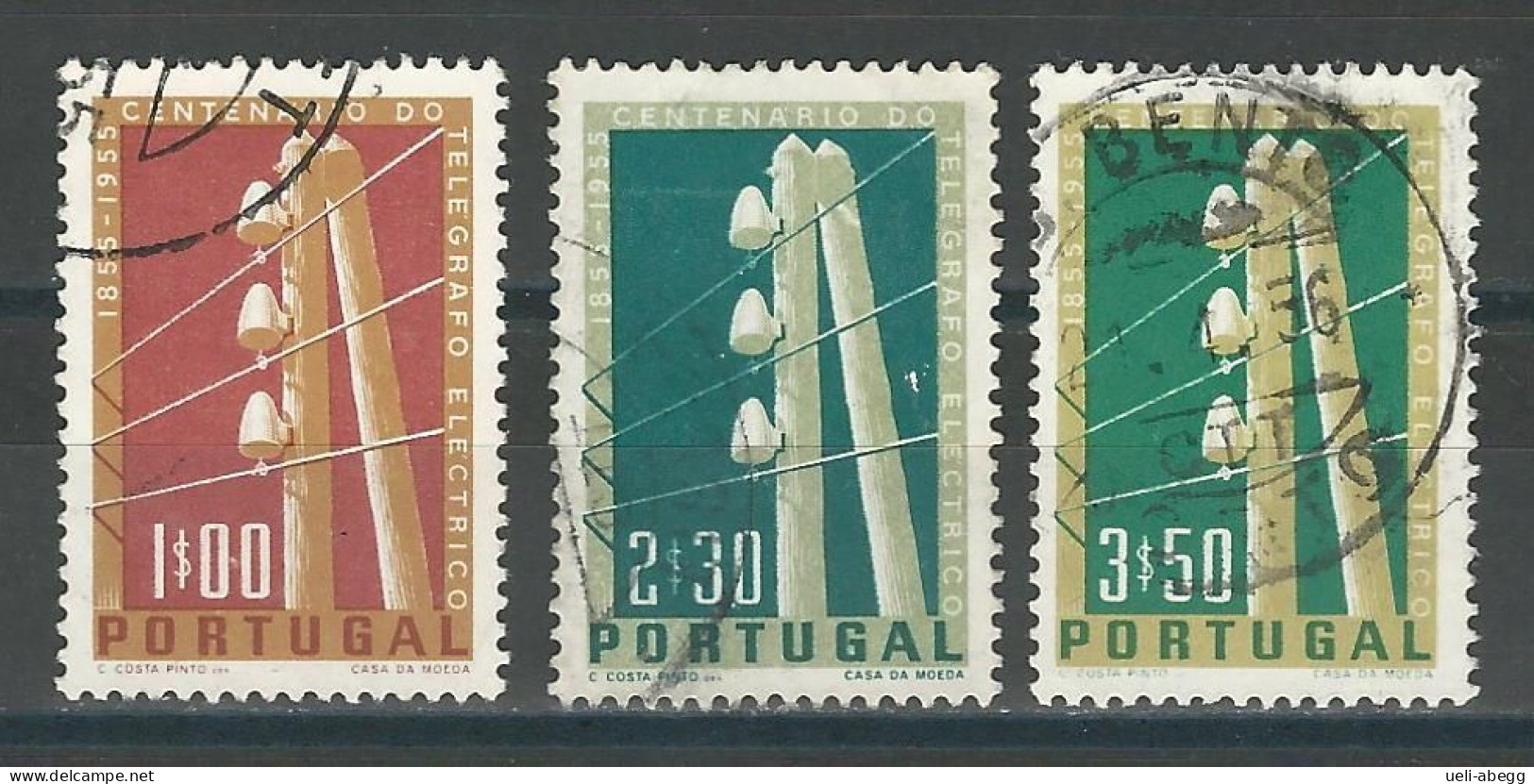 Portugal Mi 844-46 O - Usati