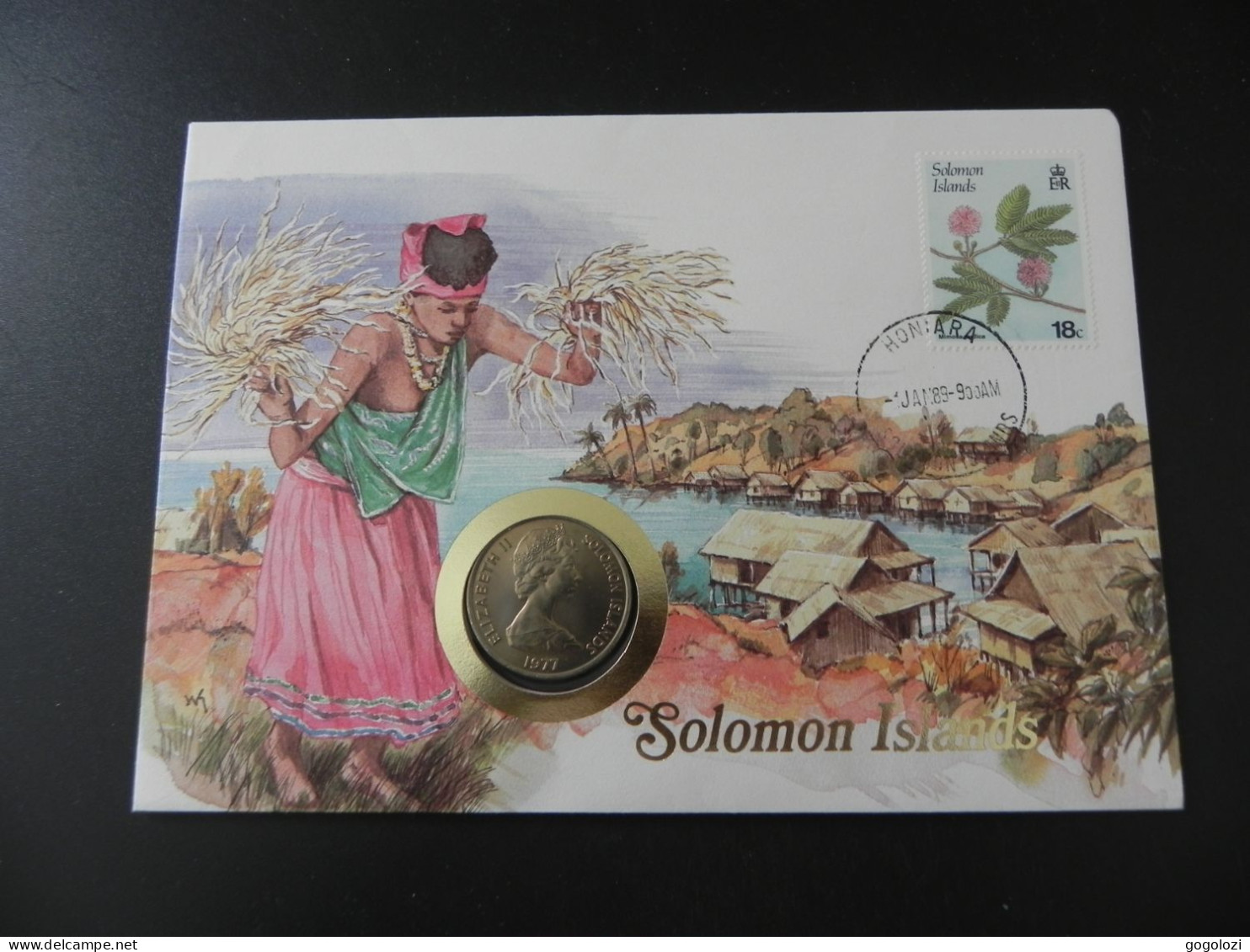 Solomon Islands 20 Cents 1977 - Numis Letter 1989 - Andere - Oceanië