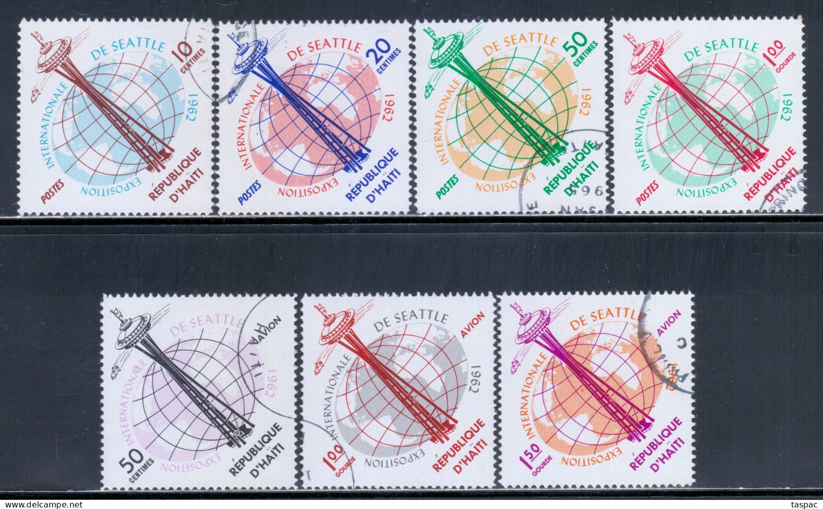 Haiti 1962 Mi# 728-734 Used - "Century 21" International Exposition, Seattle / Space - North  America