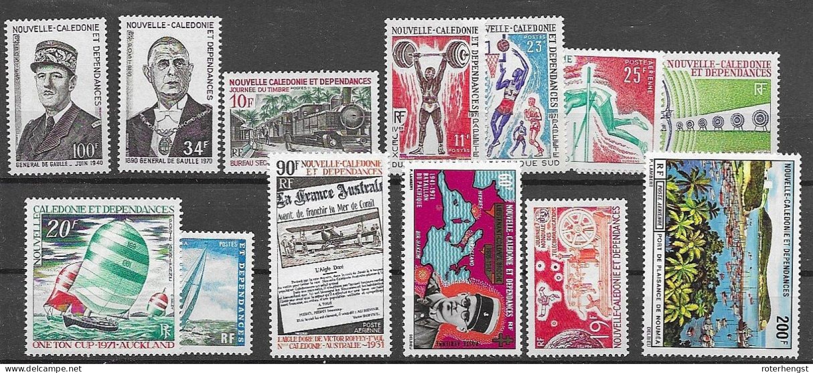 NC Mnh ** Nsc Com[plete Year 1971 127 Euros - Unused Stamps