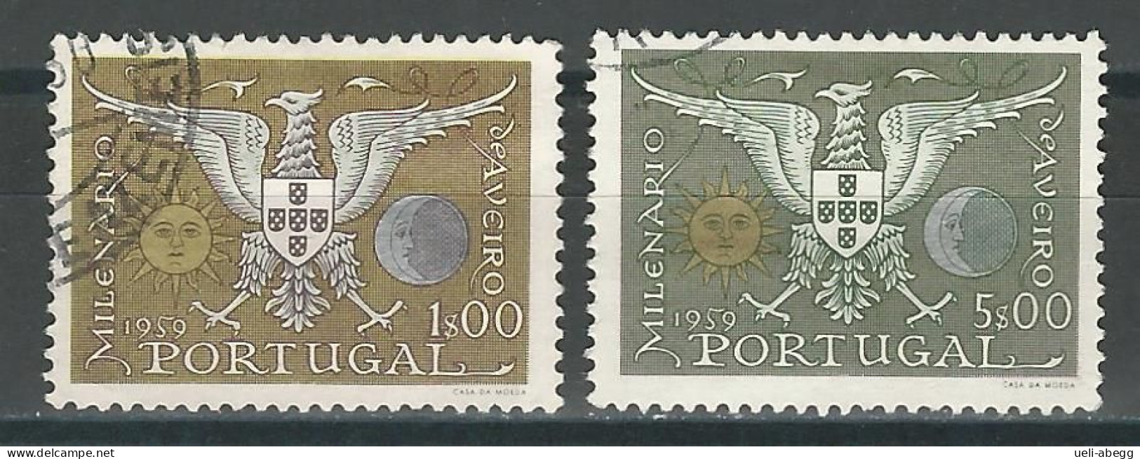 Portugal Mi 876-77 O - Gebraucht