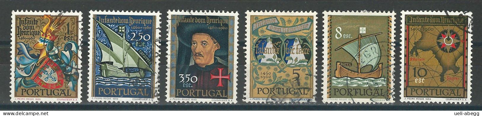 Portugal Mi 892-97 O - Gebruikt