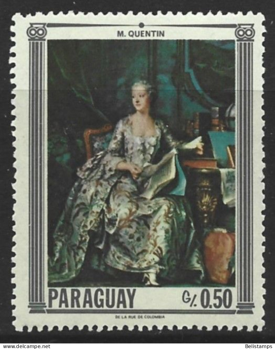 Paraguay 1967. Scott #1036 (MH) Painting, By Quentin - Paraguay