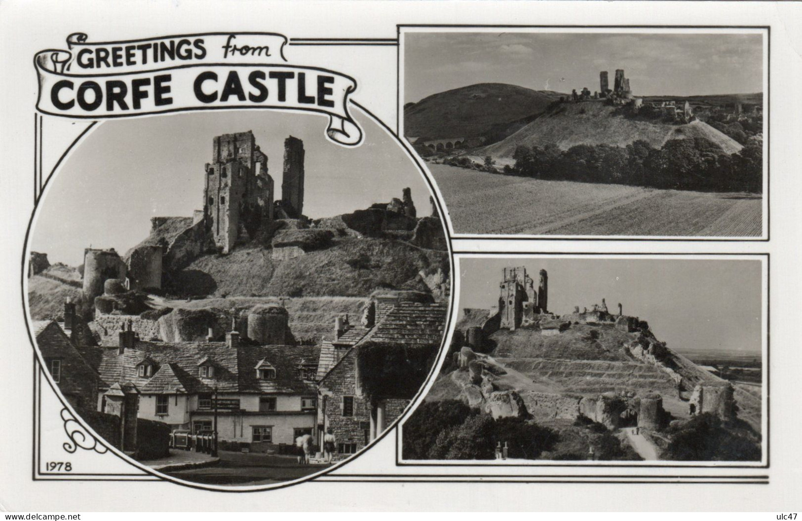 - GREETINGS From CORFE CASTLE - Scan Verso - - Autres & Non Classés