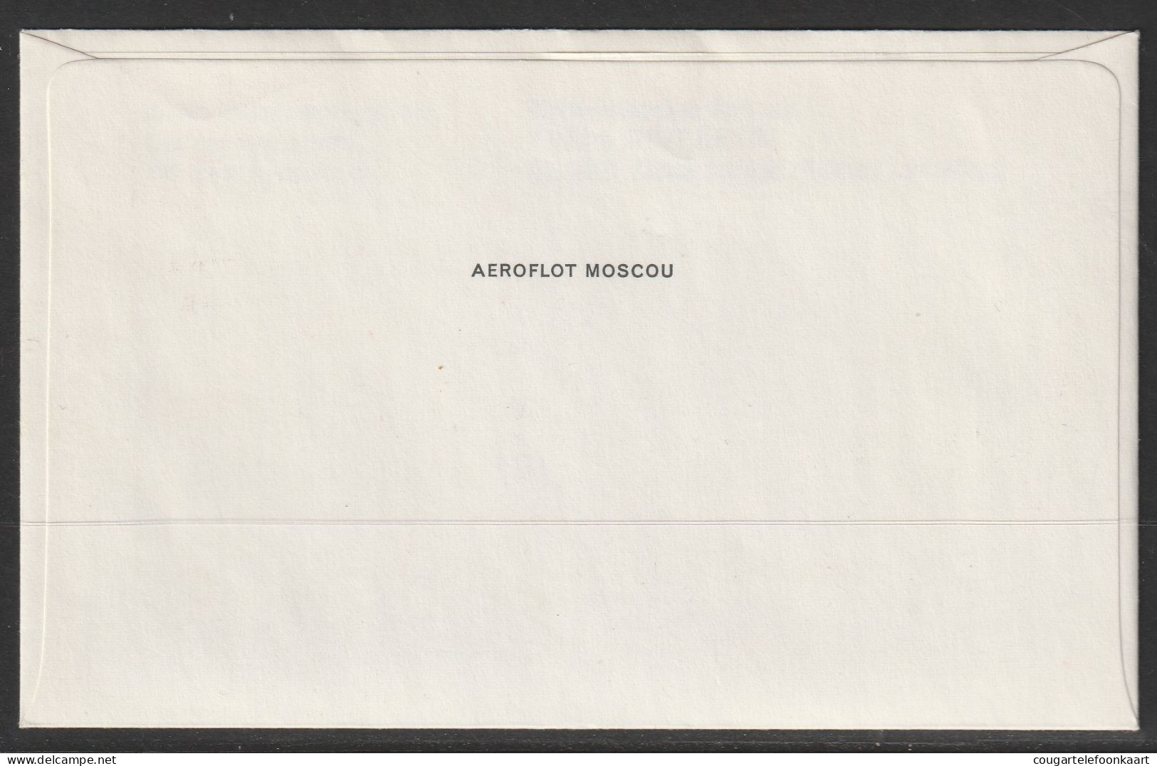 1970, Aeroflot, Erstflug, Moskau/Mockba - Genf - Cartas & Documentos