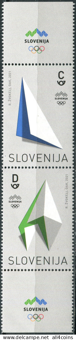 Slovenia 2021. Summer Olympic Games 2020 - Tokyo, Japan 2021 (MNH OG) Block - Slovenia