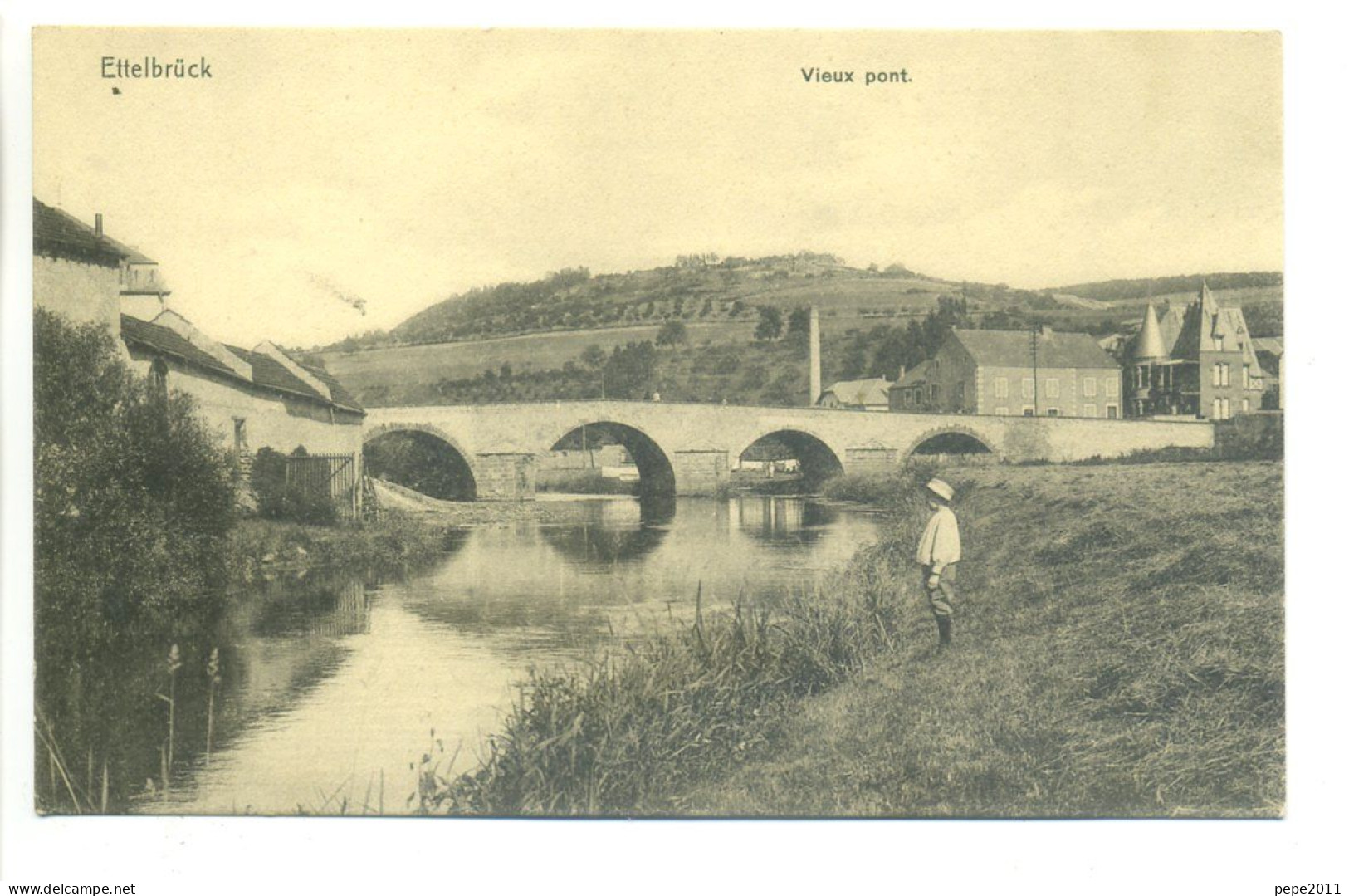 CPA Luxembourg - ETTELBRÜCK - Vieux Pont - Peu Commune - Ettelbrück