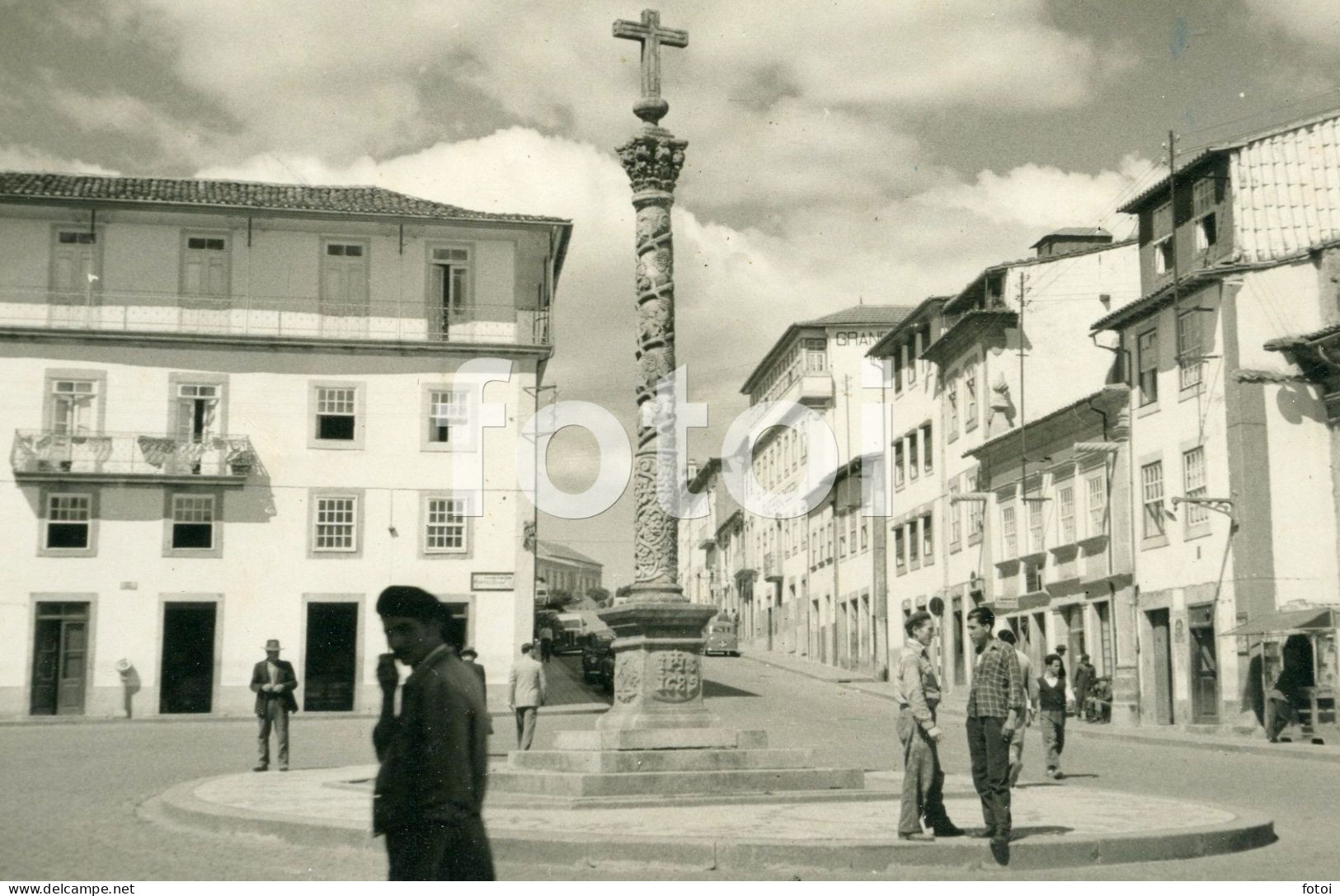 1962 REAL PHOTO FOTO POSTCARD PELOURINHO BRAGANÇA PORTUGAL EDIÇAO LIVRARIA LIS CARTE POSTALE - Bragança