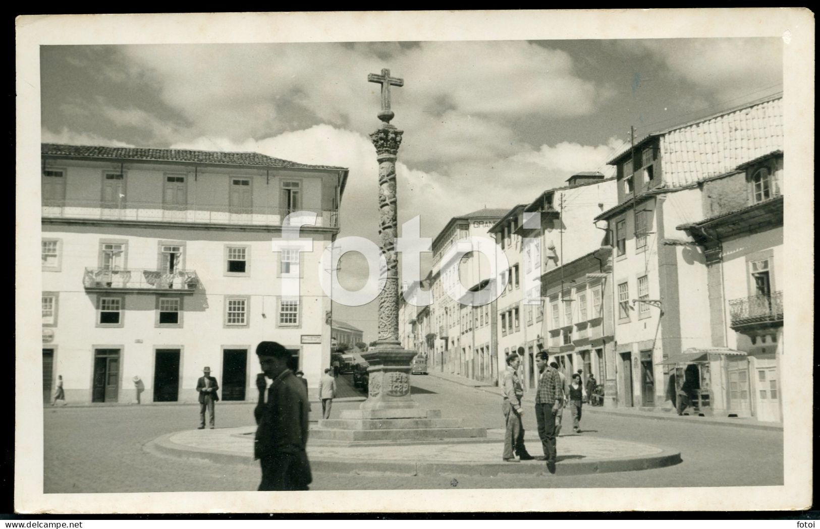 1962 REAL PHOTO FOTO POSTCARD PELOURINHO BRAGANÇA PORTUGAL EDIÇAO LIVRARIA LIS CARTE POSTALE - Bragança