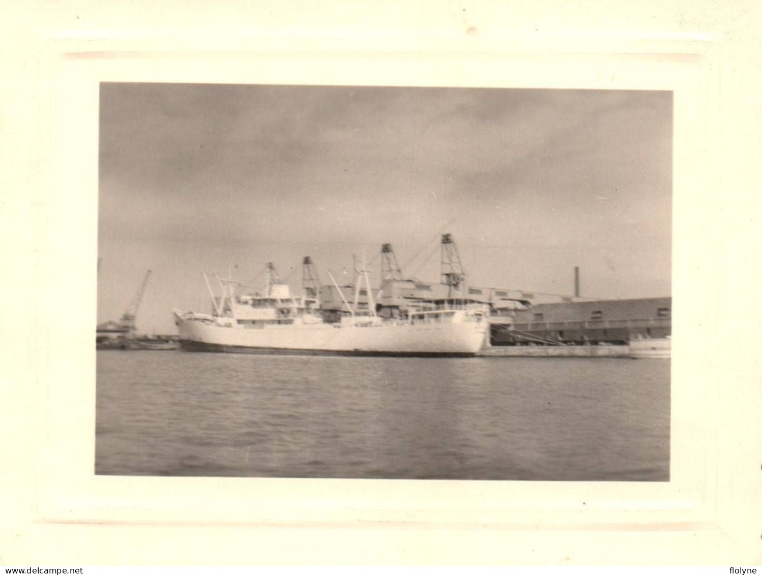 Bateau - Photo Ancienne Originale - Cargo Navire De Commerce ? - 8,x10,5 Cm - Commerce