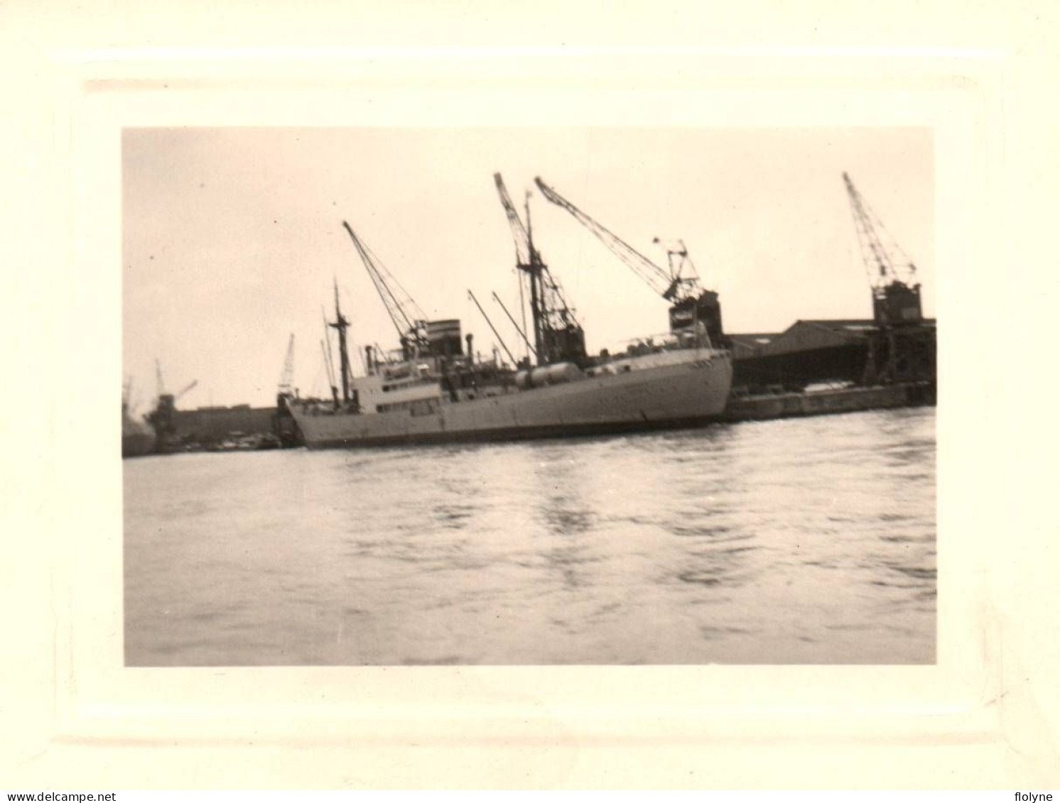 Bateau - Photo Ancienne Originale - Cargo Navire De Commerce ? - 8x10,5 Cm - Cargos