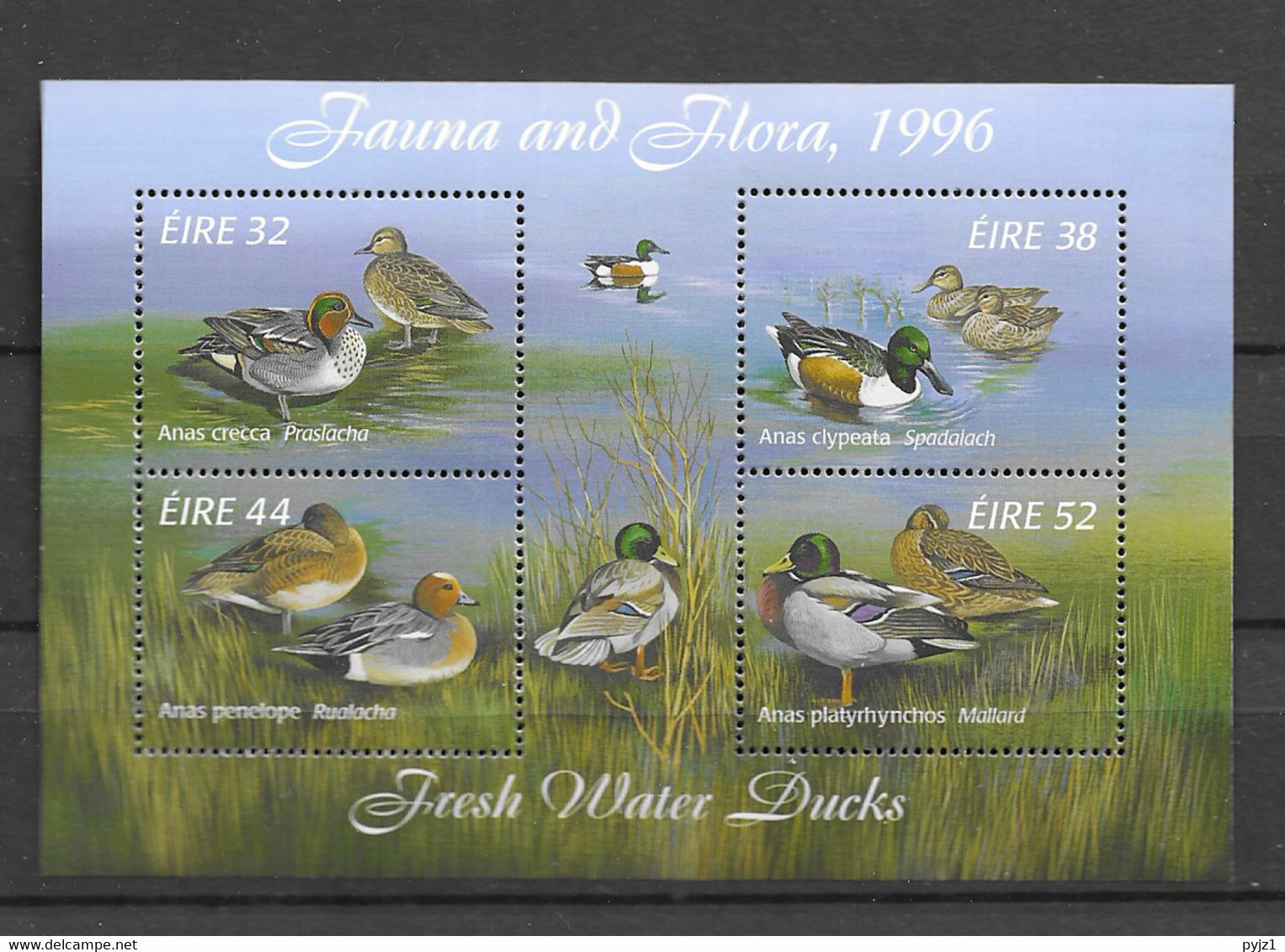 1996 MNH Ireland, Michel Block 20 Postfris** - Neufs