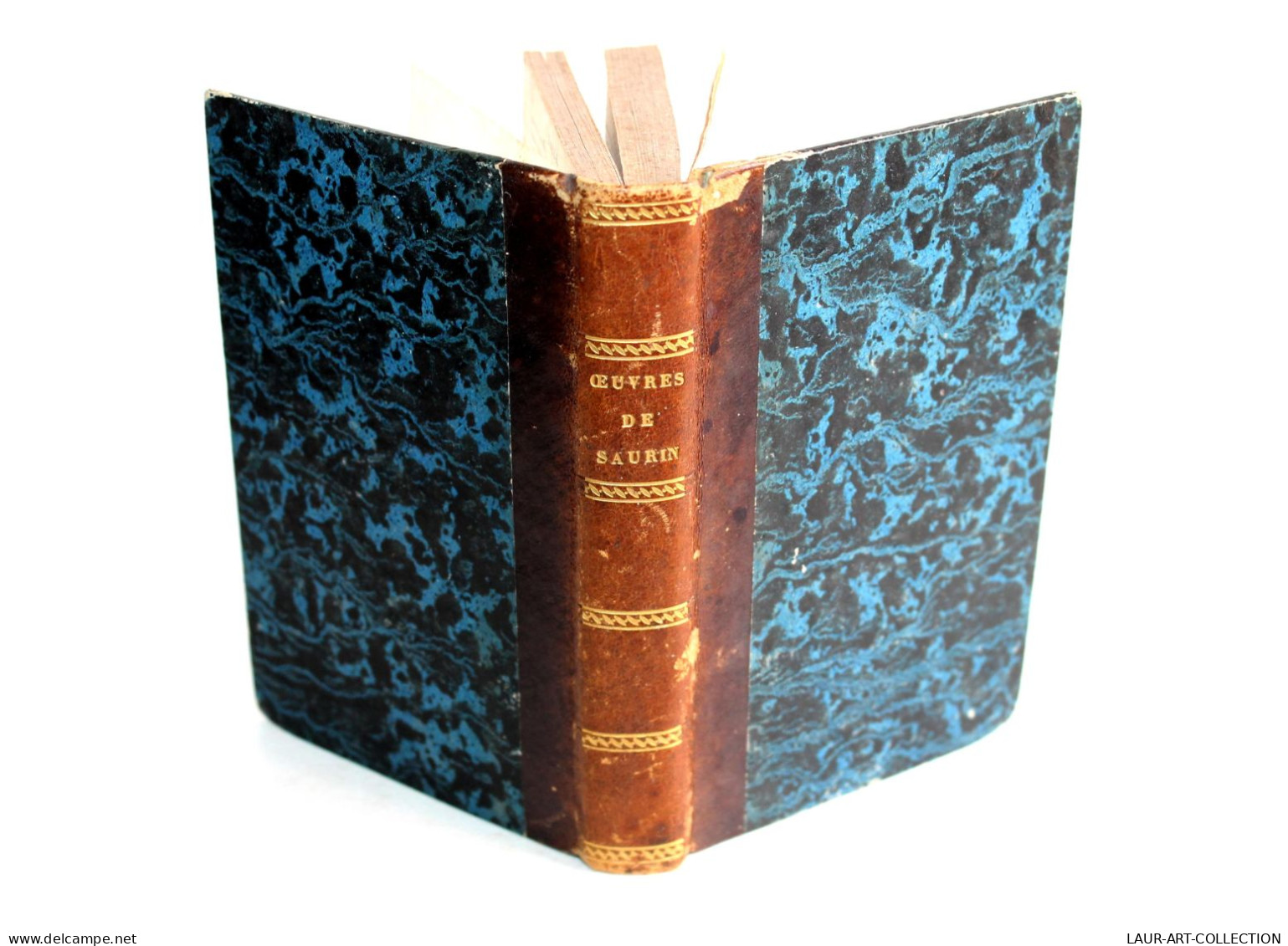 PIECE DE THEATRE OEUVRES CHOISIES DE SAURIN EDITION STEREOTYPE 1820 FIRMIN DIDOT / ANCIEN LIVRE XIXe SIECLE (1803.100) - Französische Autoren