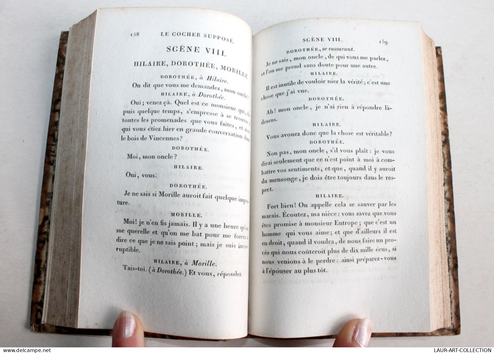 REPERTOIRE THEATRE T3 CHEFS D'OEUVRE DRAMATIQUE DE HAUTEROCHE ET CAMPISTRON 1824 / ANCIEN LIVRE XIXe SIECLE (1803.101) - Autores Franceses