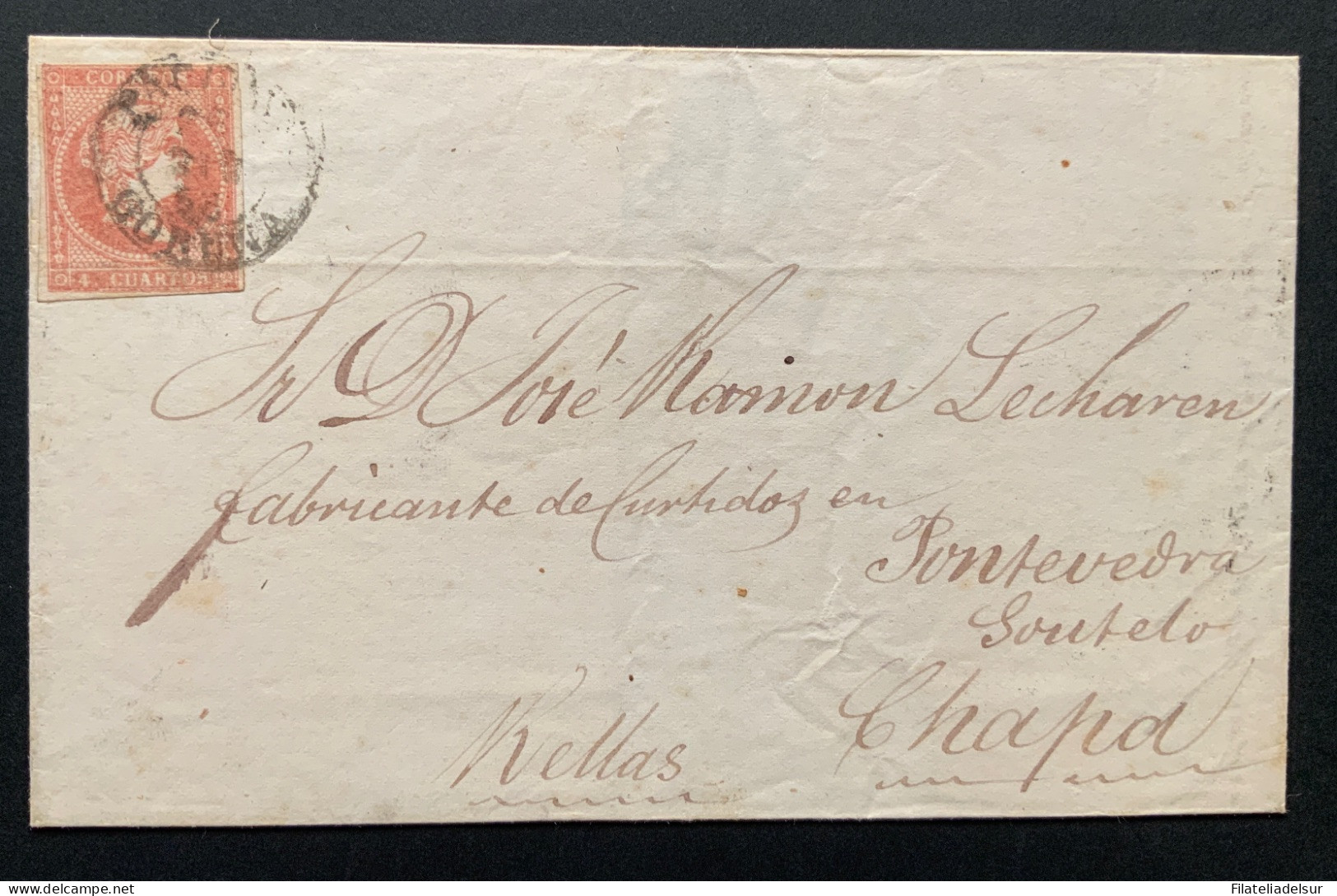 España Padron Galicia A Rellas - ...-1850 Prephilately