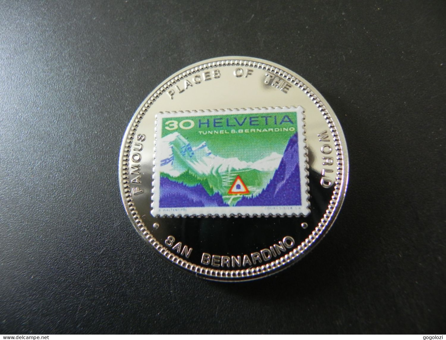 Uganda 1000 Shillings 1998 - Famous Places Of The World Switzerland San Bernardino - Oeganda