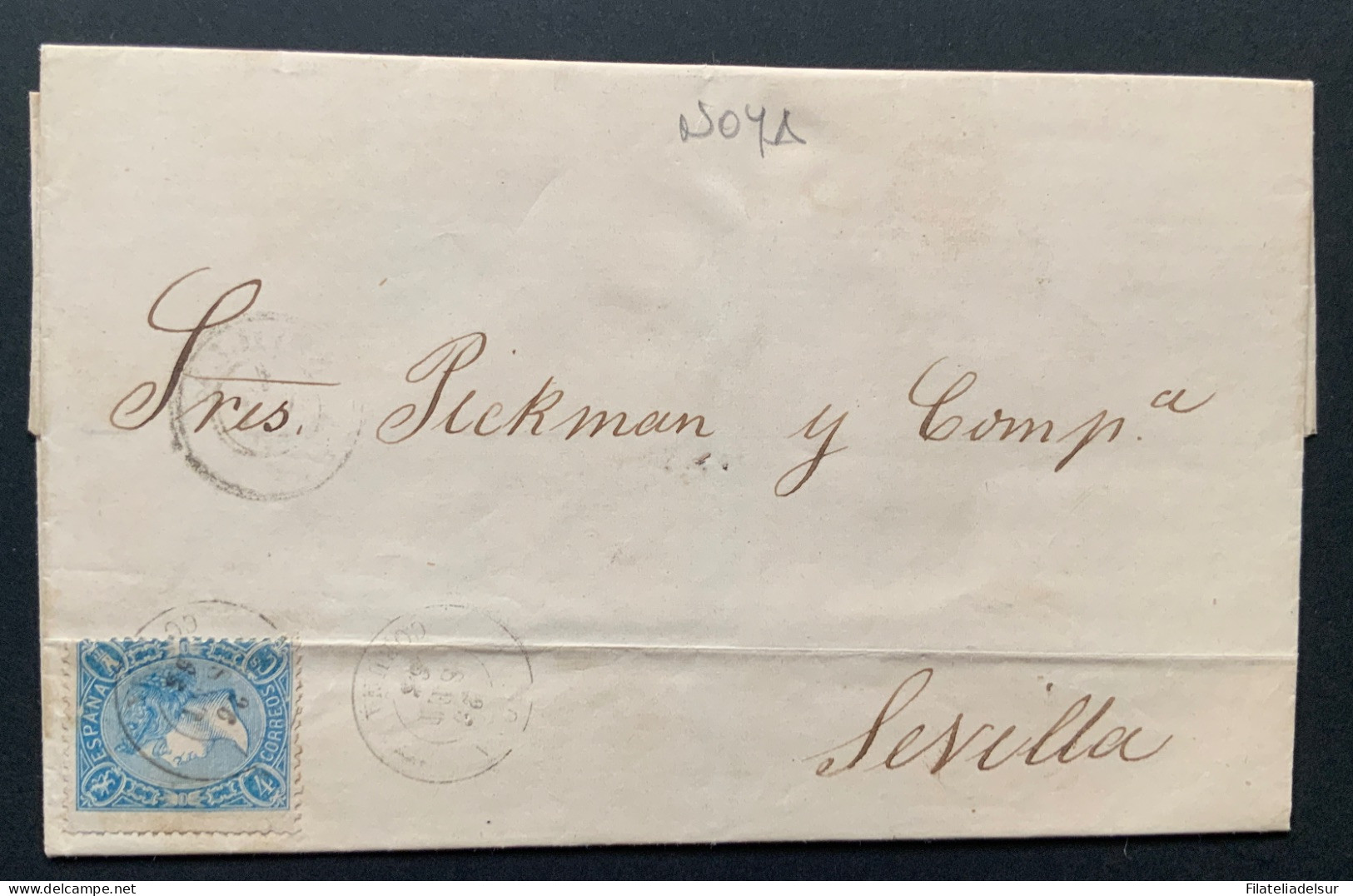 España Noya Galicia A Sevill - ...-1850 Prephilately