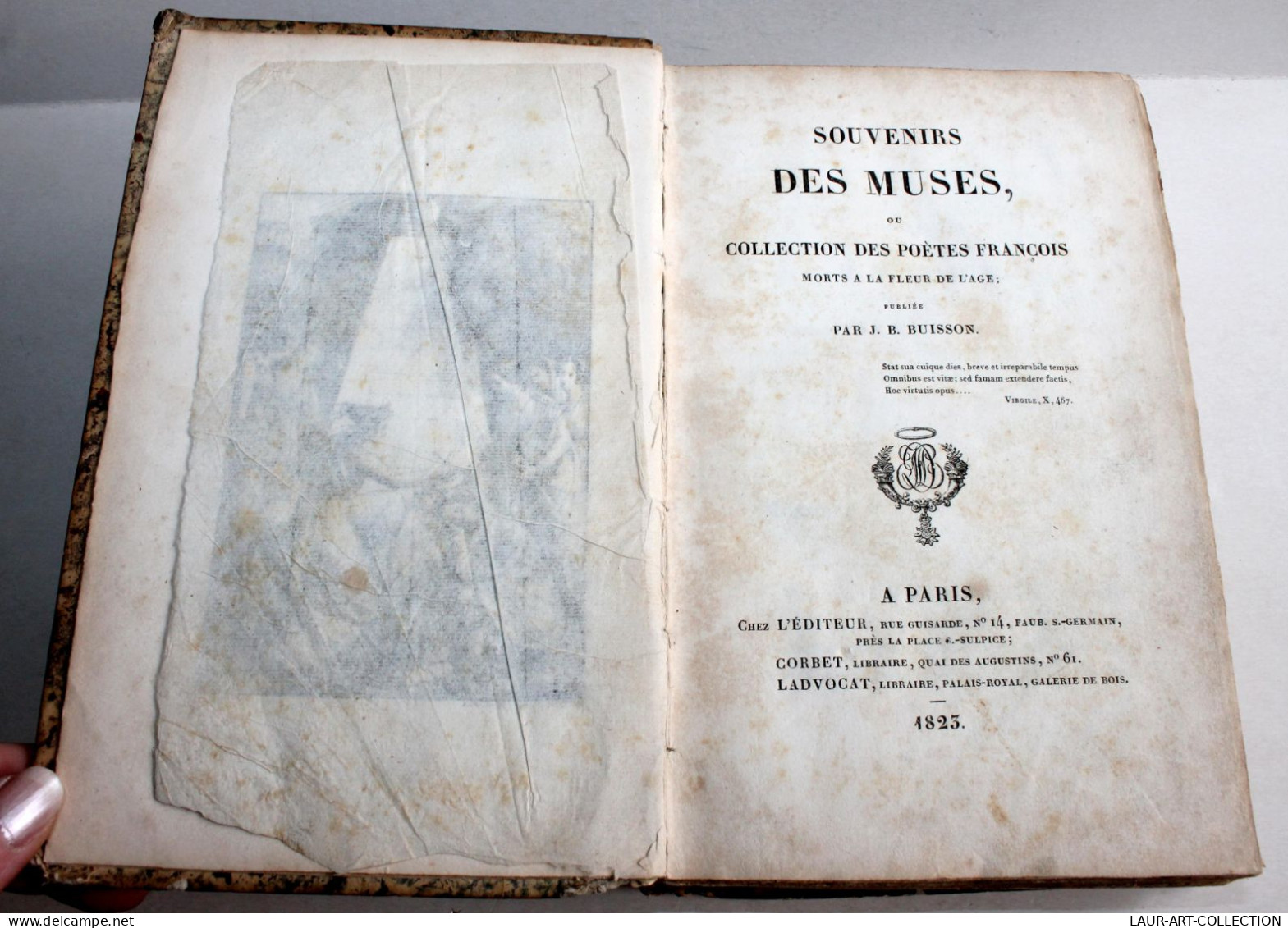 THEATRE, SOUVENIRS DES MUSES Ou COLLECTION DES POETES FRANCOIS De J BUISSON 1823 / ANCIEN LIVRE XIXe SIECLE (1803.110) - French Authors