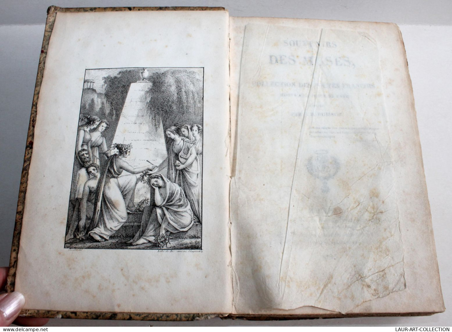 THEATRE, SOUVENIRS DES MUSES Ou COLLECTION DES POETES FRANCOIS De J BUISSON 1823 / ANCIEN LIVRE XIXe SIECLE (1803.110) - Auteurs Français