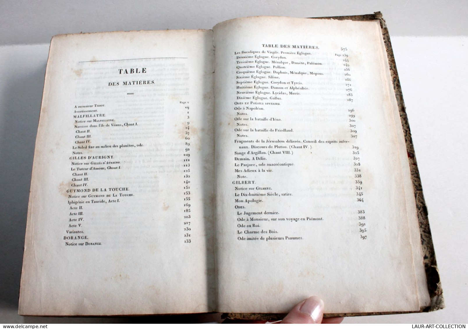 THEATRE, SOUVENIRS DES MUSES Ou COLLECTION DES POETES FRANCOIS De J BUISSON 1823 / ANCIEN LIVRE XIXe SIECLE (1803.110) - Autores Franceses