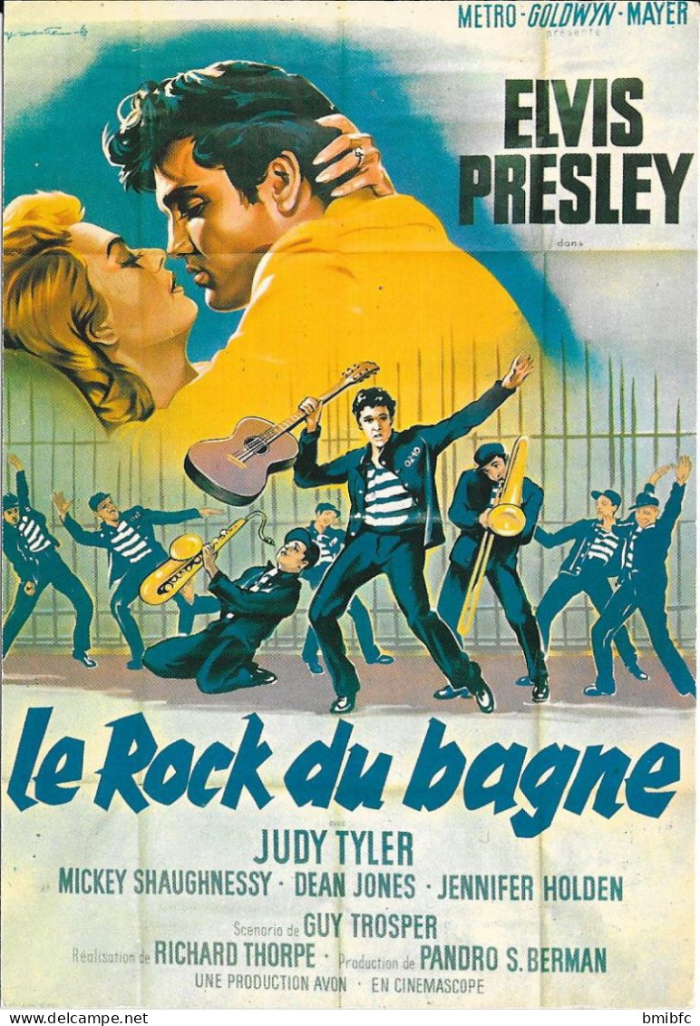 ELVIS PRESLEY - Le Rock Du Bagne - Affiches Sur Carte