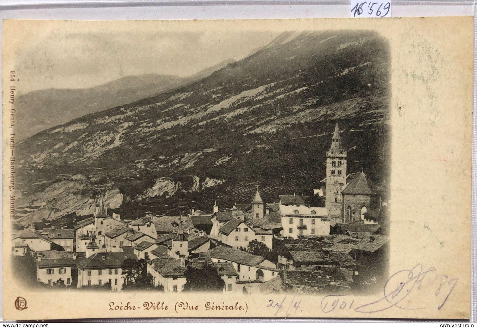 Loèche Ville (Valais) - Vue Générale ; Précurseur (16'569) - Loèche