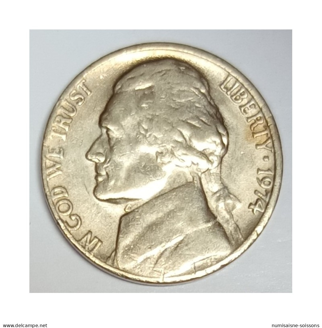 ETATS UNIS - KM A192 - 5 CENTS 1974 - THOMAS JEFFERSON - TTB - 1938-…: Jefferson