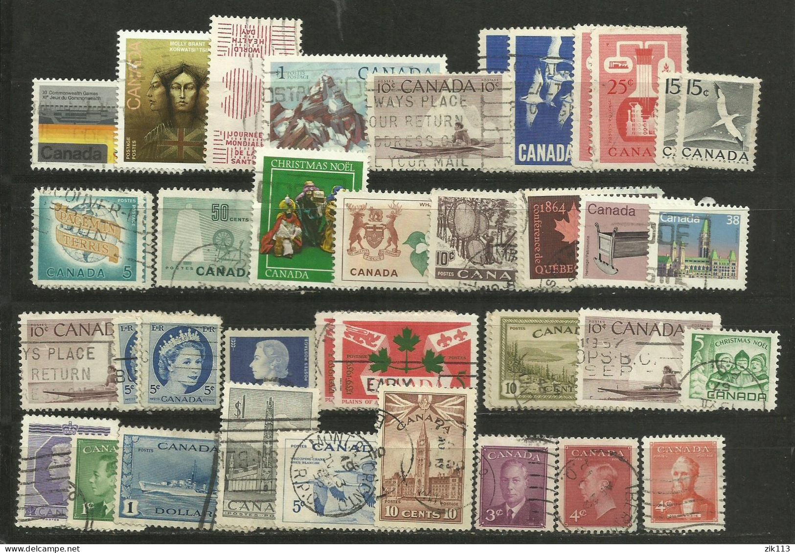 CANADA - COLLECTION , USED, MIX - Verzamelingen
