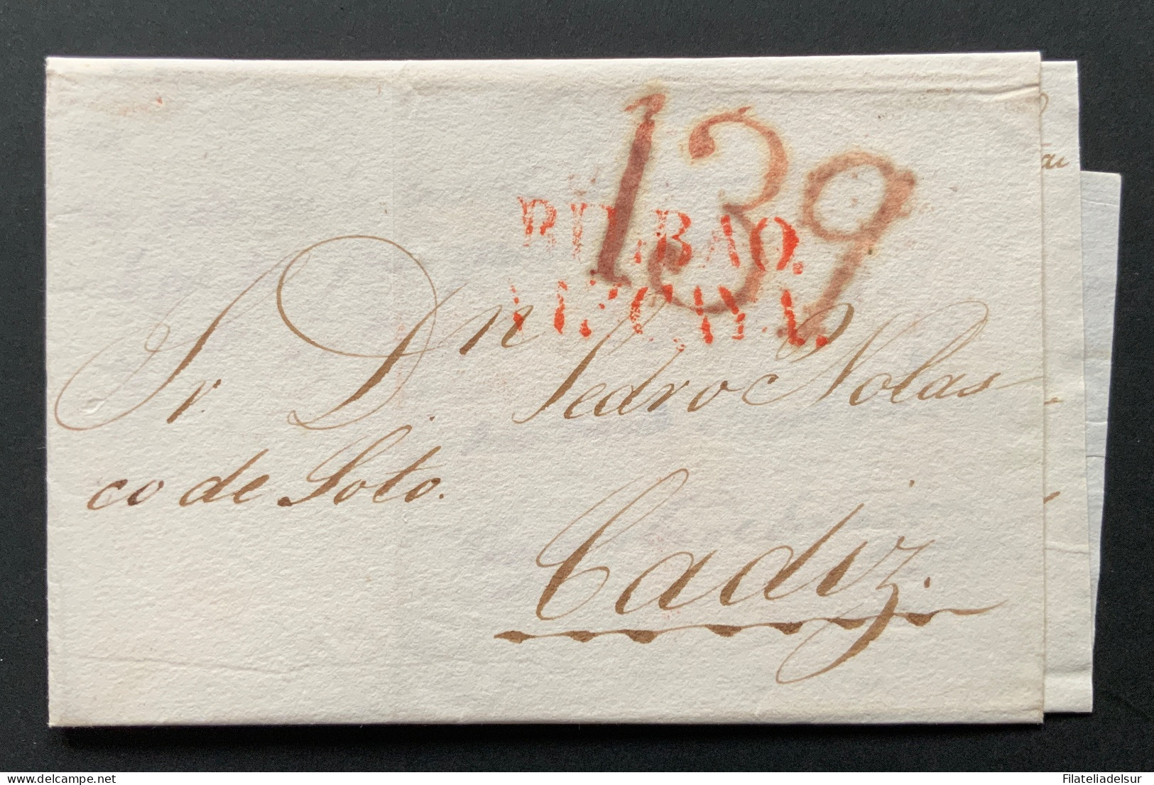 España Vizcaya Bilbao 1835 - ...-1850 Prephilately