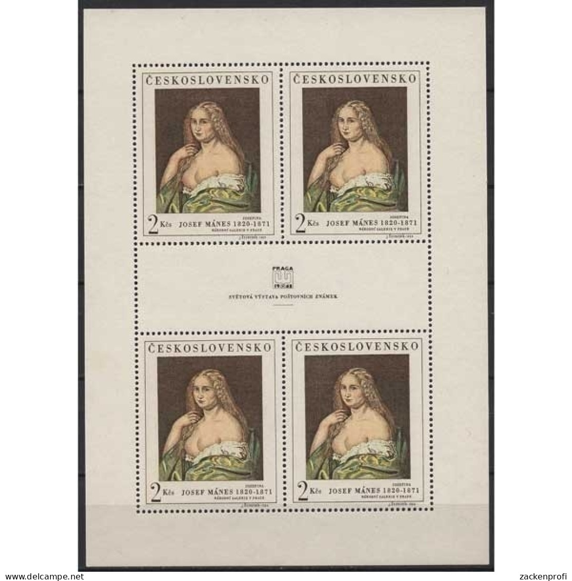 Tschechoslowakei 1968 Altes Prag Josefine Kleinbg. 1802 K Postfrisch (C91913) - Hojas Bloque