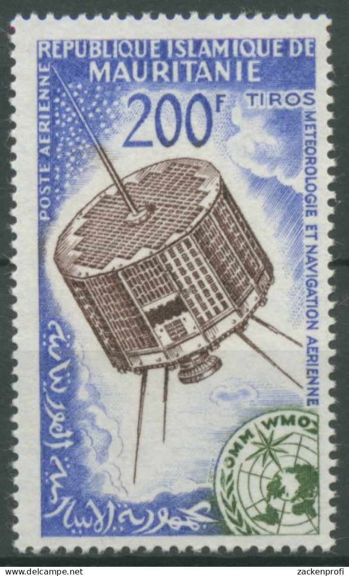 Mauretanien 1963 Welttag Der Meteorologie Wettersatellit 219 Postfrisch - Mauritanie (1960-...)