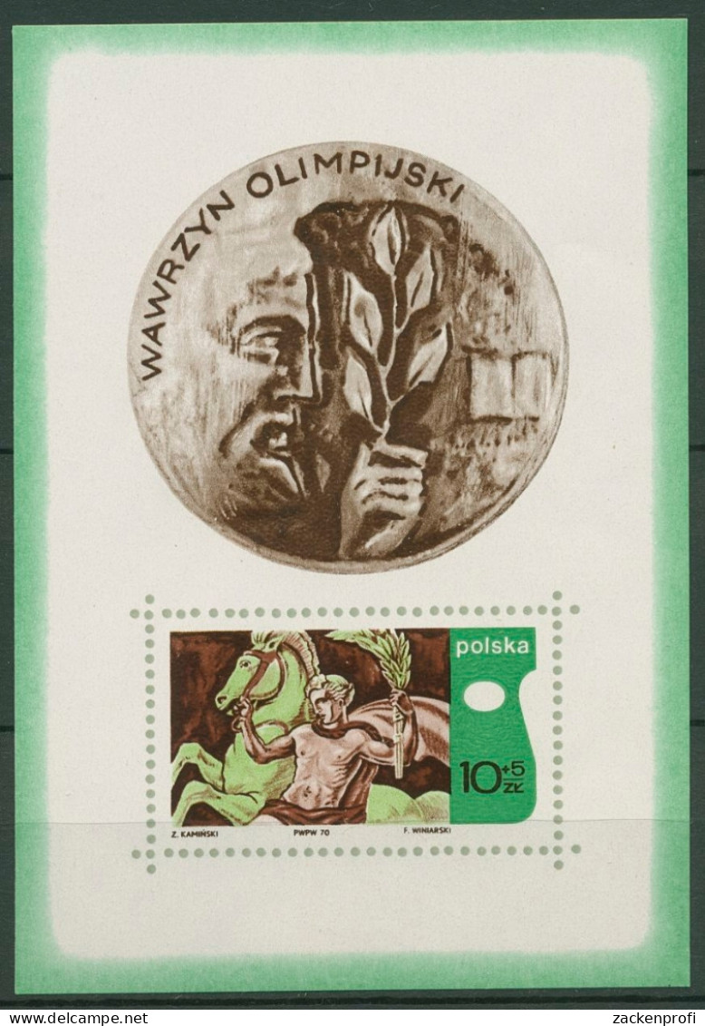 Polen 1970 Internationale Olympische Akademie Block 41 Postfrisch (C93262) - Blokken & Velletjes