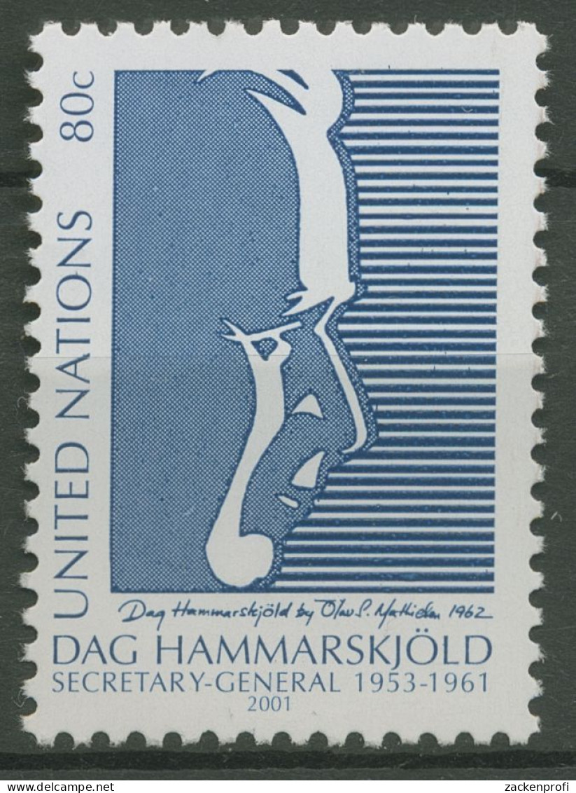 UNO New York 2001 Politiker Dag Hammarskjöld 880 Postfrisch - Nuevos