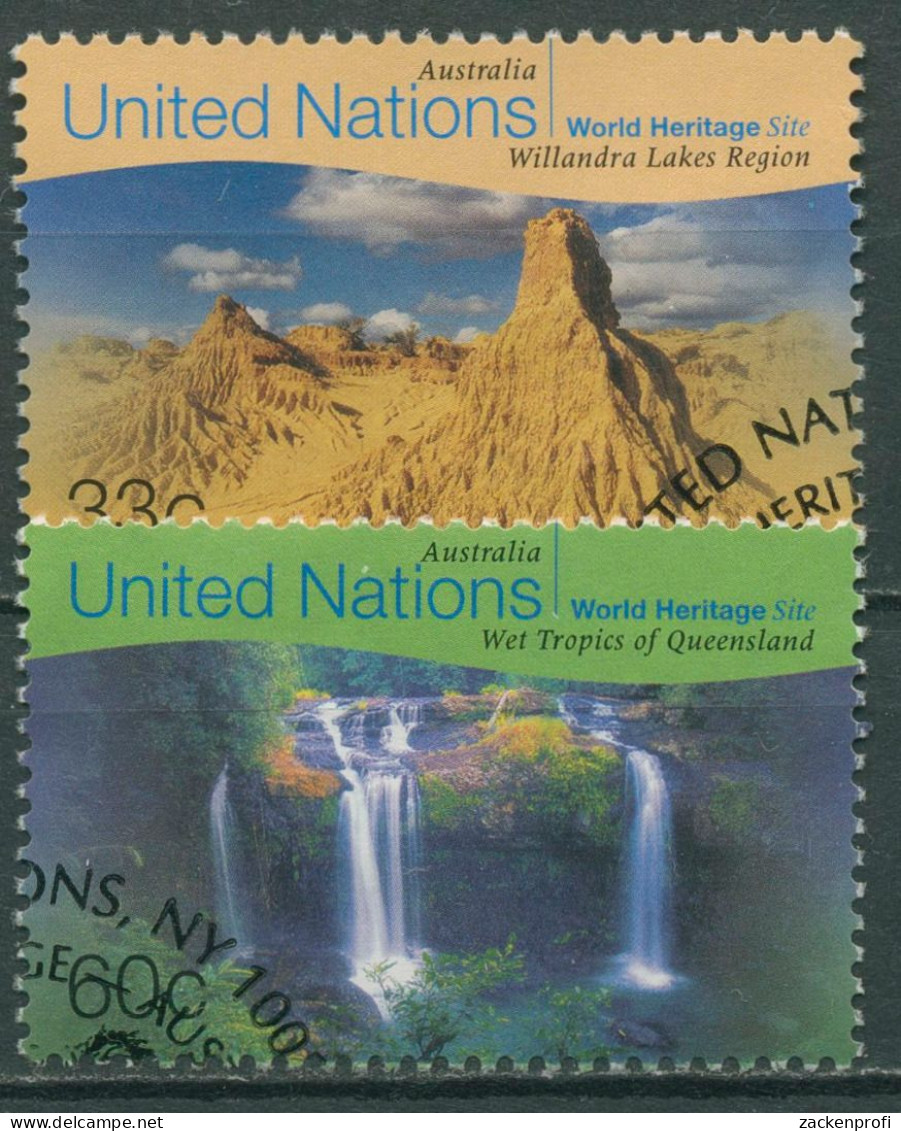 UNO New York 1999 UNESCO Australien 807/08 Gestempelt - Gebruikt